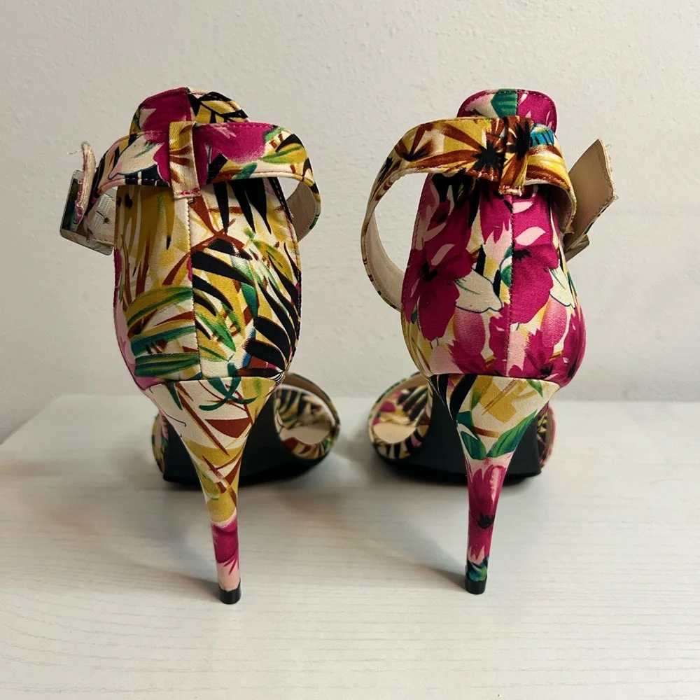 Ashley Stewart paradise tropical heels - Picture 3 of 4